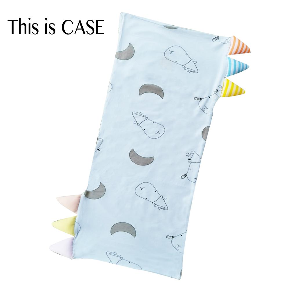 Bed-Time Buddy Case Big Moon & Sheepz Blue with Colour & Stripe tag - Jumbo