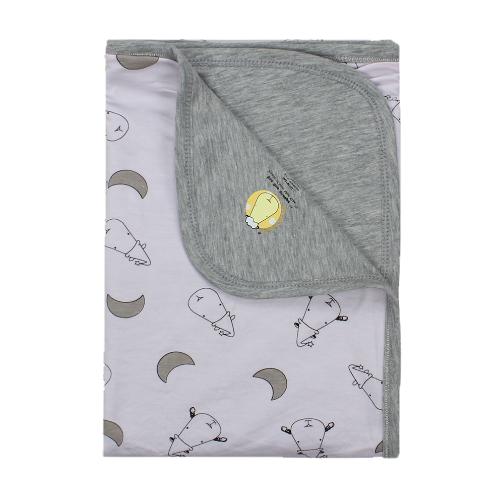 Double Layer Blanket Small Moon & Sheepz Pink